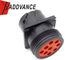 HD10-9-1939P 9 Pin Round Connector Flange Threaded Rear Receptacle Connector