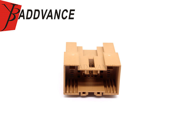 2-2298627-1 TE 24 Pin Brown Male Unsealed Automotive Electrical Connector For Car