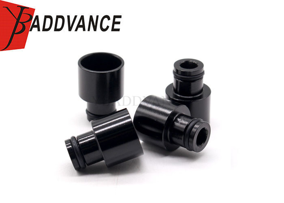 Black Fuel Injector Conversion Top Hats Adapter For Honda Acura RDX B18 B16 D16 B20 H22 F22