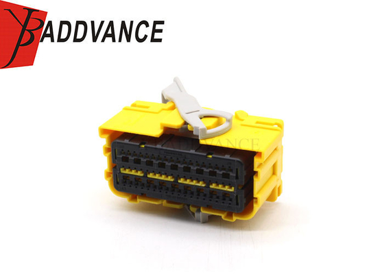 2-2098922-3 Tyco PA66 TE Connectivity Female 54 Pin Yellow Auto Wiring Connectors For Car