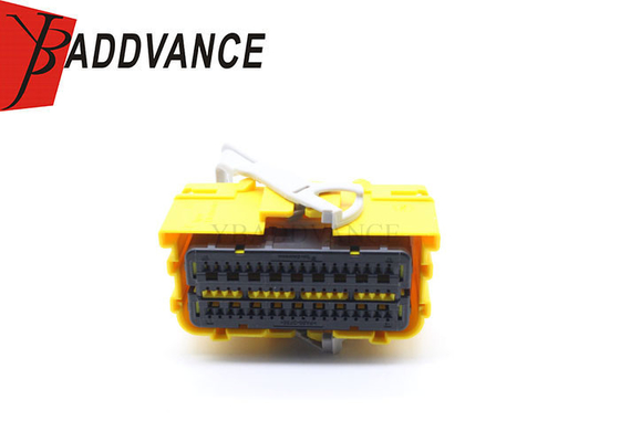 2-2098922-3 Tyco PA66 TE Connectivity Female 54 Pin Yellow Auto Wiring Connectors For Car