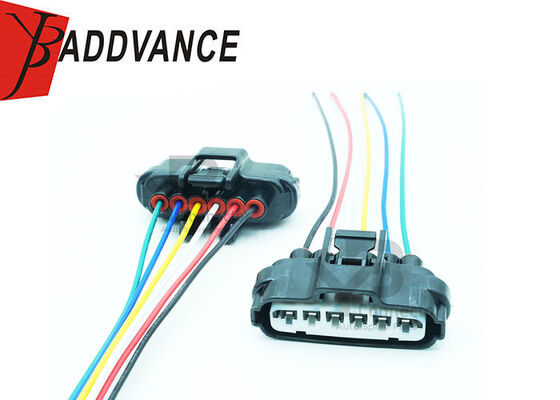 7283-1968-30 Yazaki 6 PinThrottle Pedal Valve Connector Wiring Pigtail For Toyota Mazda 90980-11858
