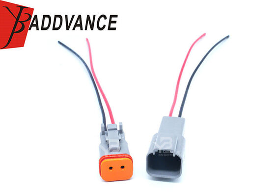 Deutsch DT Series DT06-2S DT04-2P 2 Way Female And Male Auto Socket Connector with Wire for Truck