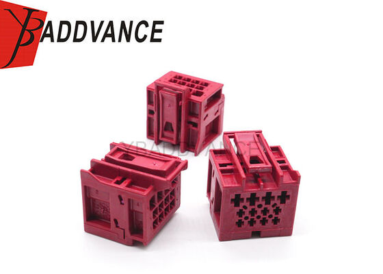 6Q0972883B 12 Pin Female Automotive Connector Housing With Contact Locking Mechanism for VW Audi