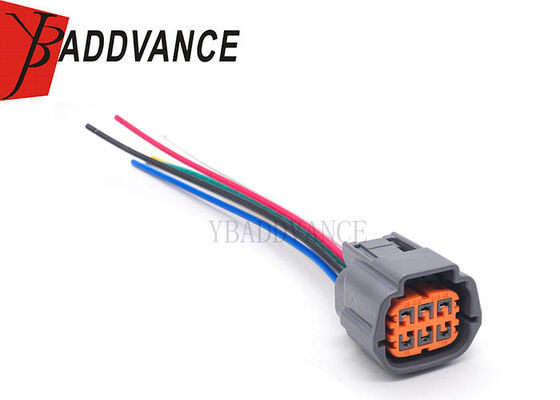 6189-7761 Sumitomo 6 pin Female Dark Grey Waterproof Auto Connector For Automotive Wiring Harness
