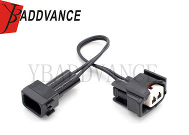 Heat Resistant Auto Wiring Harness RDX Female To OBD2 Male 2 Way Black Color