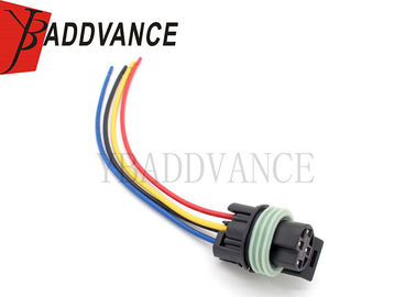 Black Auto Wiring Harness 4 Way Oil Pressure Switch Connector Pigtail For GM 12085539 PT149