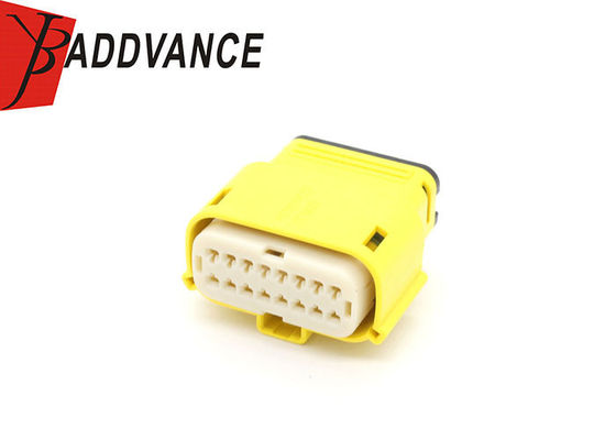 Waterproof 33472-1886 18 Pin Female Molex Connector Kit Yellow Color