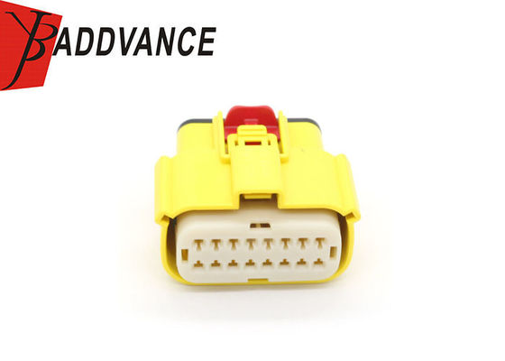 Waterproof 33472-1886 18 Pin Female Molex Connector Kit Yellow Color