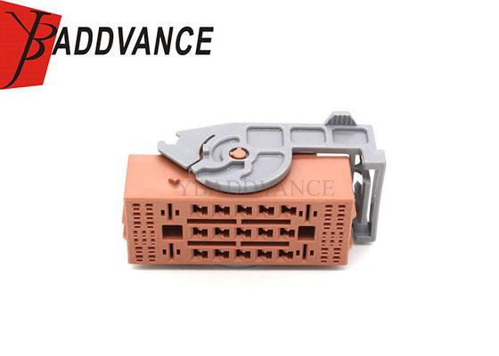  51 Pin Female Electrical Connector Sealed Brown