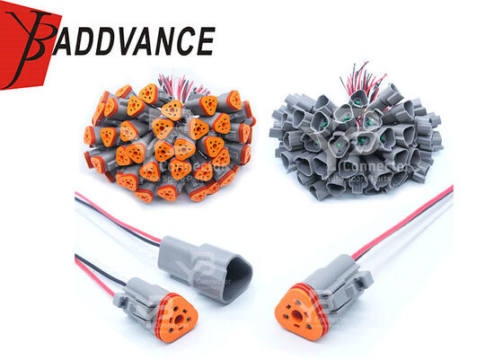 自動車用電気 DT06-3S DT04-3P Deutsch DTシリーズ オス・メス 3ピンコネクタ ピッグテール 防水