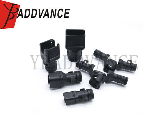 1011-227-0205 Deutsch DTシリーズ 2 3 4 6 8 12 女性のプラグのための直黒のバックシェル接続カバー